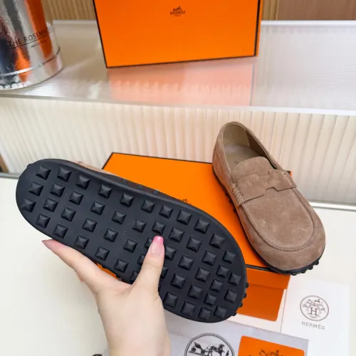 Replica Hermes Leather Shoes For Women #1442501 $85.00 USD for Wholesale