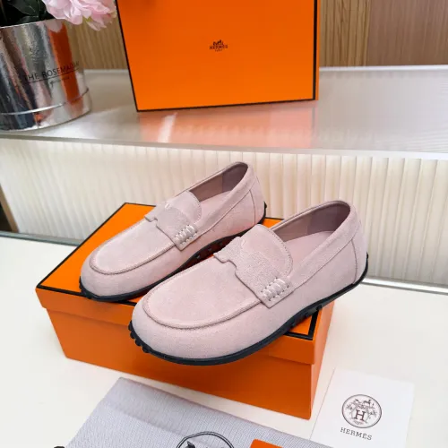 Wholesale Hermes Leather Shoes For Women #1442502 $85.00 USD, Wholesale Quality Replica Hermes Leather Shoes