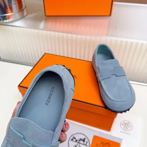 Replica Hermes Leather Shoes For Women #1442503 $85.00 USD for Wholesale