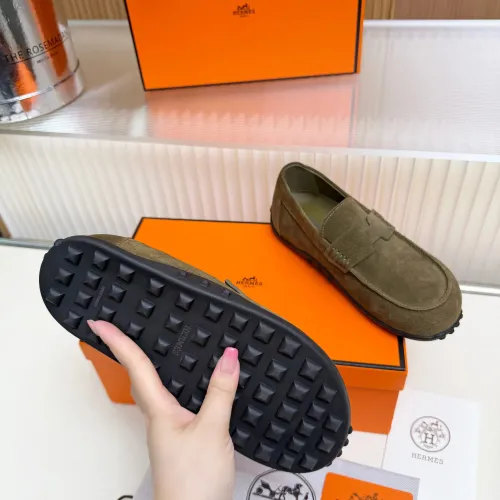 Replica Hermes Leather Shoes For Women #1442504 $85.00 USD for Wholesale