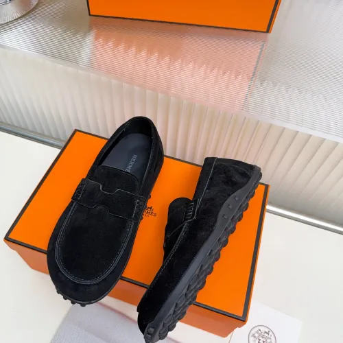 Replica Hermes Leather Shoes For Women #1442506 $85.00 USD for Wholesale