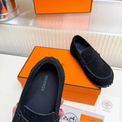 Replica Hermes Leather Shoes For Women #1442506 $85.00 USD for Wholesale