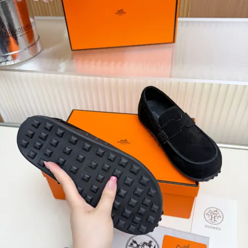Replica Hermes Leather Shoes For Women #1442506 $85.00 USD for Wholesale