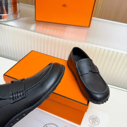 Replica Hermes Leather Shoes For Women #1442507 $85.00 USD for Wholesale