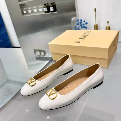 Wholesale Valentino Flat Shoes For Women #1442517 $105.00 USD, Wholesale Quality Replica Valentino Flat Shoes
