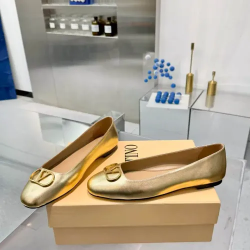 Wholesale Valentino Flat Shoes For Women #1442519 $105.00 USD, Wholesale Quality Replica Valentino Flat Shoes