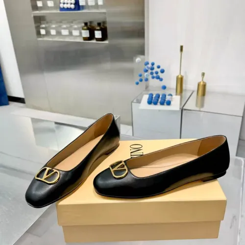 Wholesale Valentino Flat Shoes For Women #1442520 $105.00 USD, Wholesale Quality Replica Valentino Flat Shoes