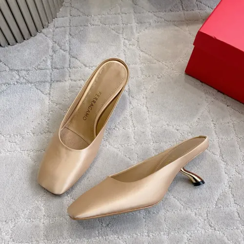 Wholesale Salvatore Ferragamo Slippers For Women #1442524 $118.00 USD, Wholesale Quality Replica Salvatore Ferragamo Slippers