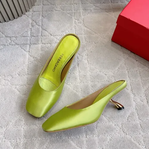 Wholesale Salvatore Ferragamo Slippers For Women #1442527 $118.00 USD, Wholesale Quality Replica Salvatore Ferragamo Slippers