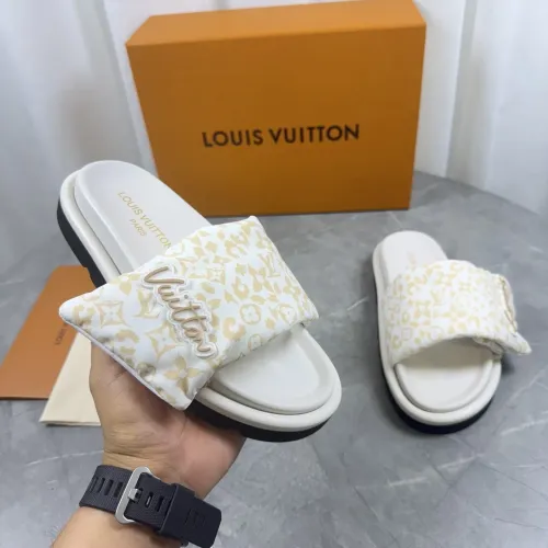 Wholesale Louis Vuitton Slippers For Men #1442541 $76.00 USD, Wholesale Quality Replica Louis Vuitton Slippers
