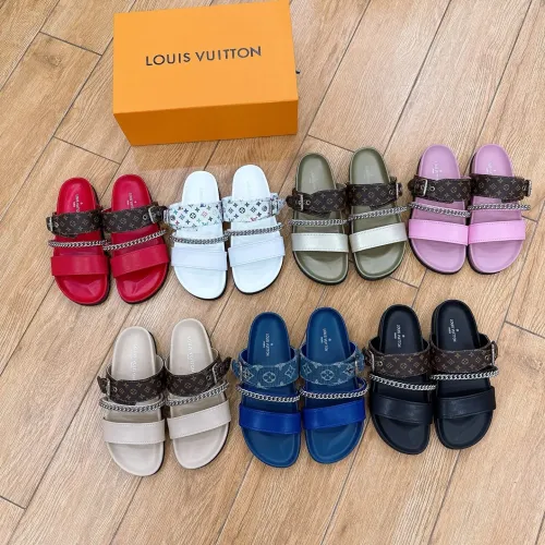 Replica Louis Vuitton Slippers For Women #1442548 $72.00 USD for Wholesale