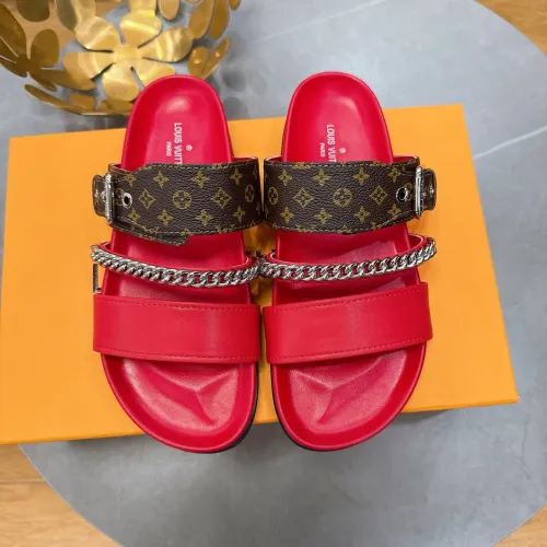 Wholesale Louis Vuitton Slippers For Women #1442549 $72.00 USD, Wholesale Quality Replica Louis Vuitton Slippers