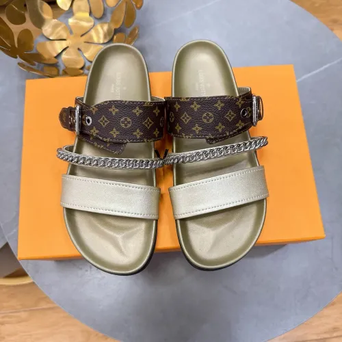 Wholesale Louis Vuitton Slippers For Women #1442550 $72.00 USD, Wholesale Quality Replica Louis Vuitton Slippers