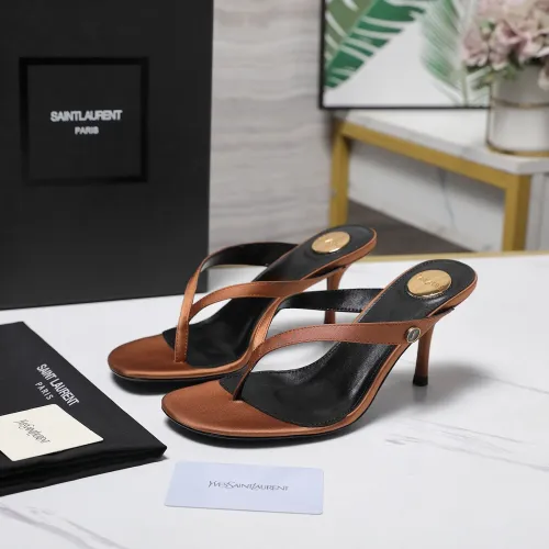 Wholesale Yves Saint Laurent YSL Slippers For Women #1442703 $112.00 USD, Wholesale Quality Replica Yves Saint Laurent YSL Slippers