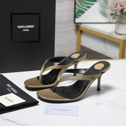 Wholesale Yves Saint Laurent YSL Slippers For Women #1442704 $112.00 USD, Wholesale Quality Replica Yves Saint Laurent YSL Slippers