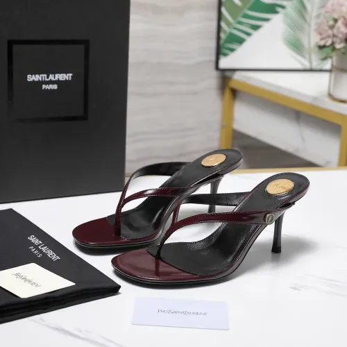 Wholesale Yves Saint Laurent YSL Slippers For Women #1442707 $112.00 USD, Wholesale Quality Replica Yves Saint Laurent YSL Slippers