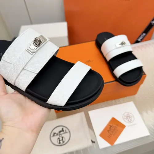 Replica Hermes Slippers For Women #1442795 $88.00 USD for Wholesale