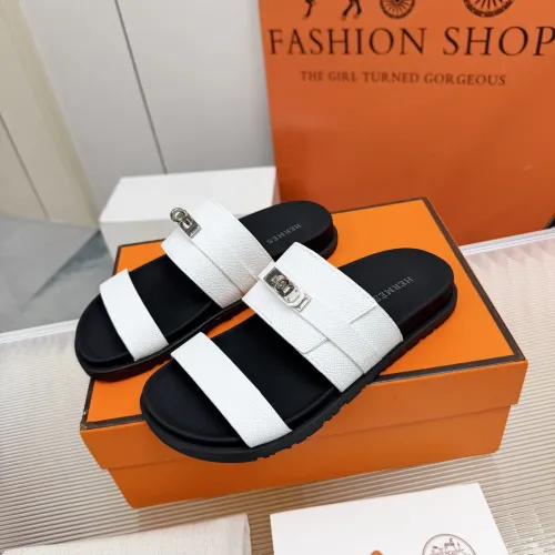Wholesale Hermes Slippers For Men #1442796 $88.00 USD, Wholesale Quality Replica Hermes Slippers