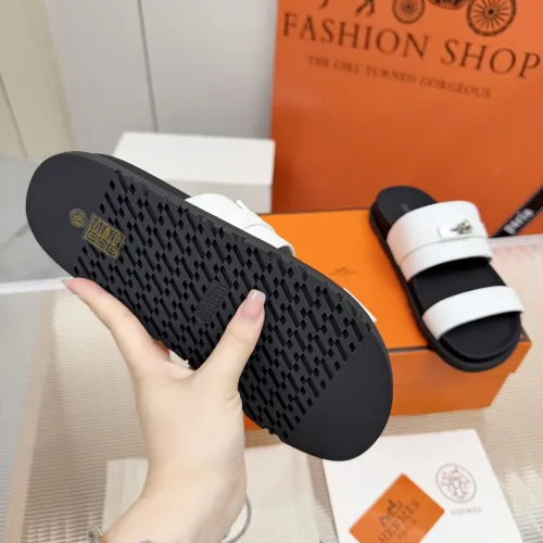 Replica Hermes Slippers For Men #1442796 $88.00 USD for Wholesale