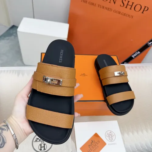 Replica Hermes Slippers For Women #1442798 $88.00 USD for Wholesale
