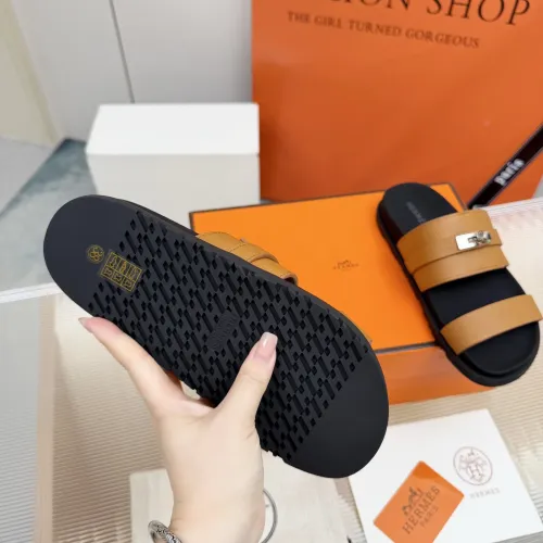 Replica Hermes Slippers For Women #1442798 $88.00 USD for Wholesale