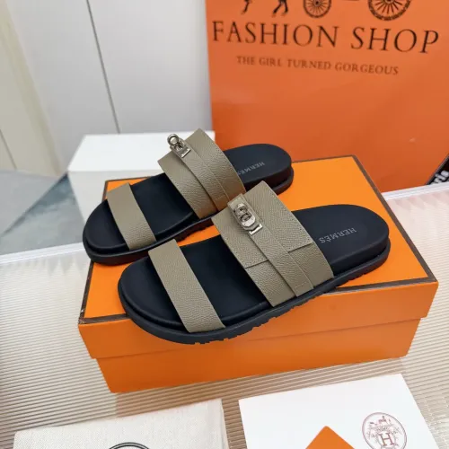 Wholesale Hermes Slippers For Women #1442801 $88.00 USD, Wholesale Quality Replica Hermes Slippers