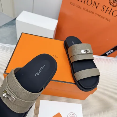 Replica Hermes Slippers For Women #1442801 $88.00 USD for Wholesale