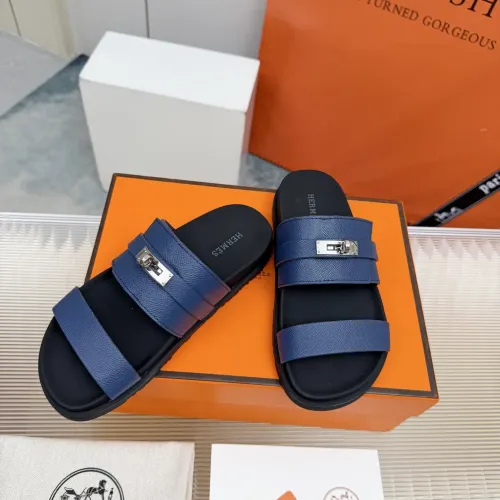 Replica Hermes Slippers For Women #1442807 $88.00 USD for Wholesale