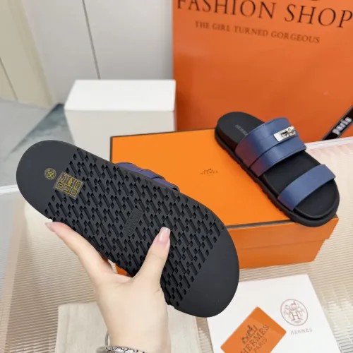 Replica Hermes Slippers For Men #1442809 $88.00 USD for Wholesale
