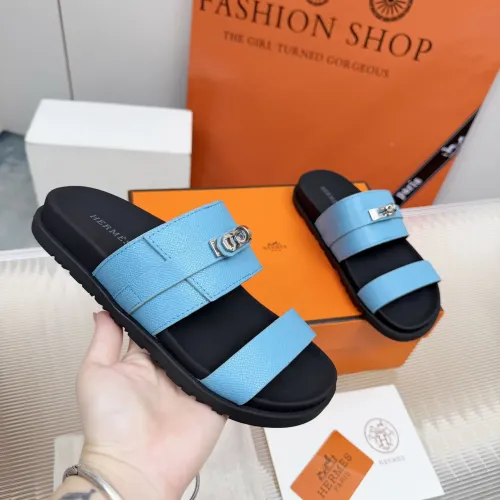 Replica Hermes Slippers For Women #1442810 $88.00 USD for Wholesale