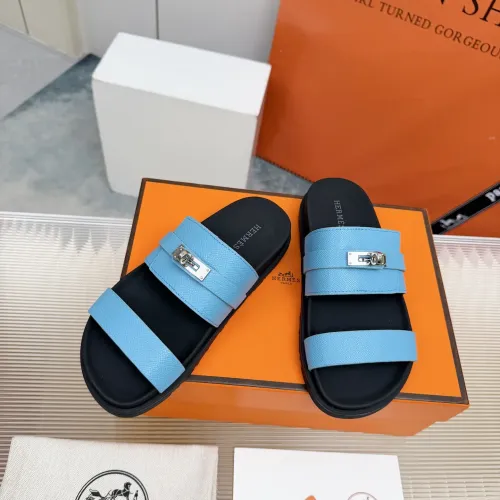 Replica Hermes Slippers For Women #1442810 $88.00 USD for Wholesale