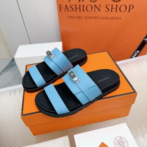 Wholesale Hermes Slippers For Men #1442812 $88.00 USD, Wholesale Quality Replica Hermes Slippers