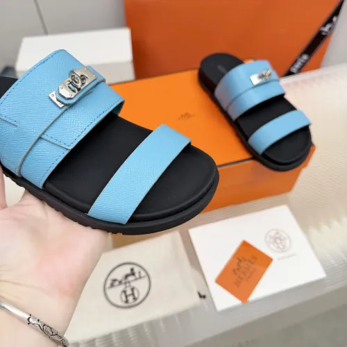 Replica Hermes Slippers For Men #1442812 $88.00 USD for Wholesale