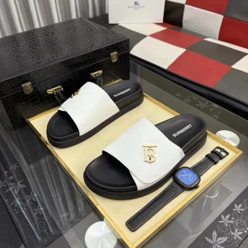 Wholesale Burberry Slippers For Men #1442817 $72.00 USD, Wholesale Quality Replica Burberry Slippers