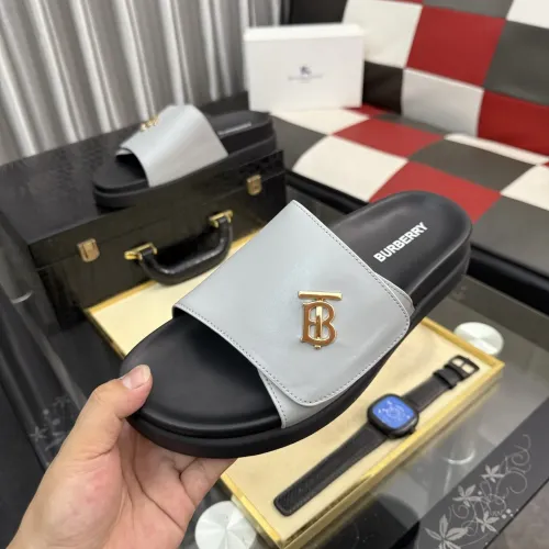 Replica Burberry Slippers For Men #1442818 $72.00 USD for Wholesale