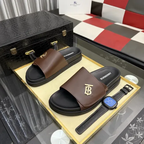 Wholesale Burberry Slippers For Men #1442819 $72.00 USD, Wholesale Quality Replica Burberry Slippers