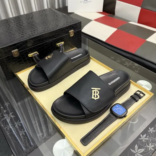 Wholesale Burberry Slippers For Men #1442822 $72.00 USD, Wholesale Quality Replica Burberry Slippers