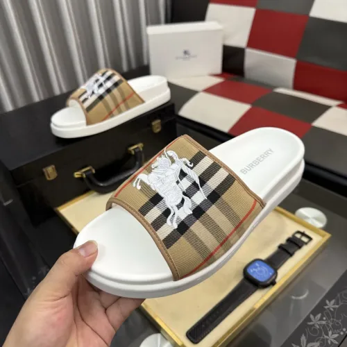 Replica Burberry Slippers For Men #1442843 $60.00 USD for Wholesale