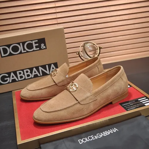 Wholesale Dolce &amp; Gabbana D&amp;G Leather Shoes For Men #1442847 $98.00 USD, Wholesale Quality Replica Dolce &amp; Gabbana D&amp;G Leather Shoes