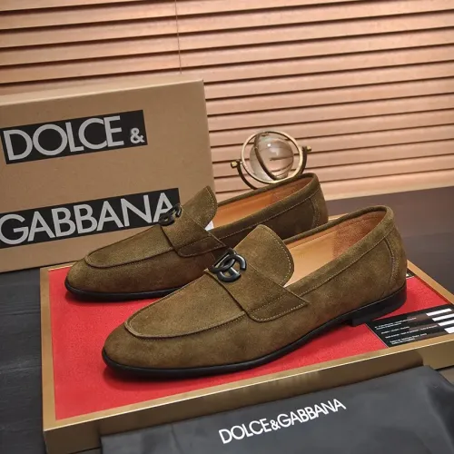 Wholesale Dolce &amp; Gabbana D&amp;G Leather Shoes For Men #1442848 $98.00 USD, Wholesale Quality Replica Dolce &amp; Gabbana D&amp;G Leather Shoes