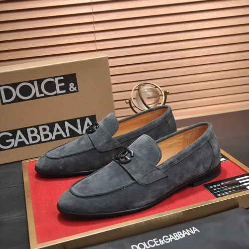 Wholesale Dolce &amp; Gabbana D&amp;G Leather Shoes For Men #1442850 $98.00 USD, Wholesale Quality Replica Dolce &amp; Gabbana D&amp;G Leather Shoes