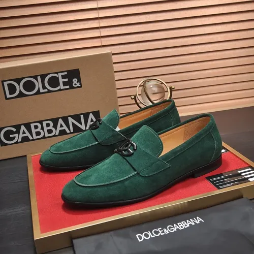 Wholesale Dolce &amp; Gabbana D&amp;G Leather Shoes For Men #1442851 $98.00 USD, Wholesale Quality Replica Dolce &amp; Gabbana D&amp;G Leather Shoes