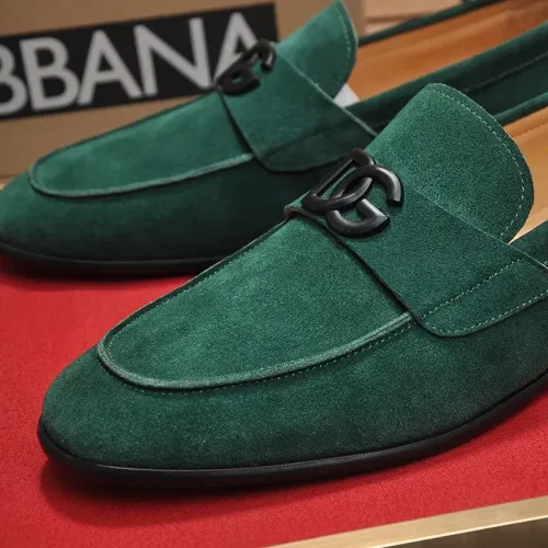 Replica Dolce & Gabbana D&G Leather Shoes For Men #1442851 $98.00 USD for Wholesale