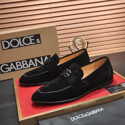 Wholesale Dolce &amp; Gabbana D&amp;G Leather Shoes For Men #1442852 $98.00 USD, Wholesale Quality Replica Dolce &amp; Gabbana D&amp;G Leather Shoes