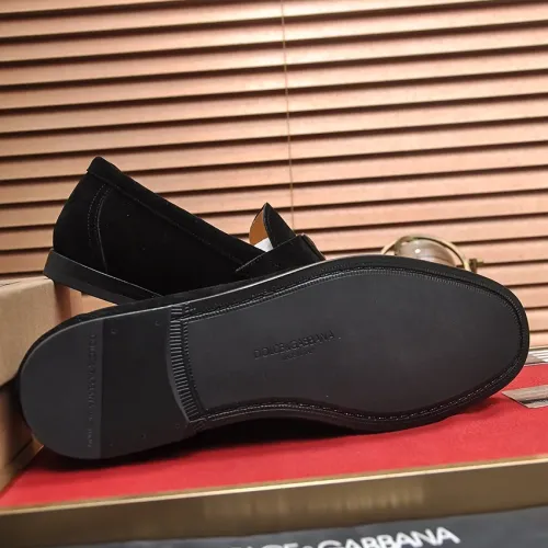 Replica Dolce & Gabbana D&G Leather Shoes For Men #1442852 $98.00 USD for Wholesale