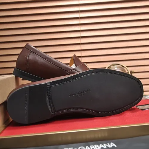 Replica Dolce & Gabbana D&G Leather Shoes For Men #1442853 $98.00 USD for Wholesale