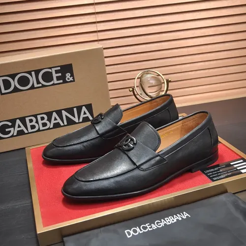 Wholesale Dolce &amp; Gabbana D&amp;G Leather Shoes For Men #1442854 $98.00 USD, Wholesale Quality Replica Dolce &amp; Gabbana D&amp;G Leather Shoes