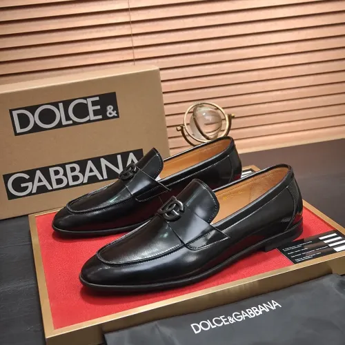 Wholesale Dolce &amp; Gabbana D&amp;G Leather Shoes For Men #1442855 $98.00 USD, Wholesale Quality Replica Dolce &amp; Gabbana D&amp;G Leather Shoes