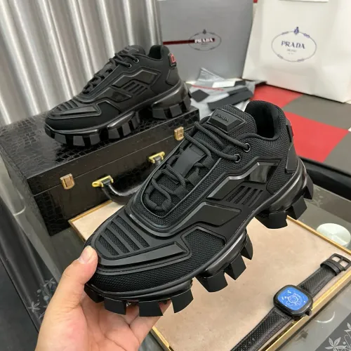 Wholesale Prada Casual Shoes For Men #1442857 $92.00 USD, Wholesale Quality Replica Prada Casual Shoes