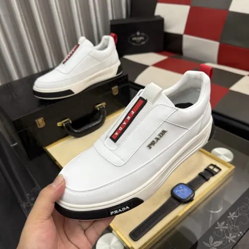 Wholesale Prada Casual Shoes For Men #1442859 $80.00 USD, Wholesale Quality Replica Prada Casual Shoes